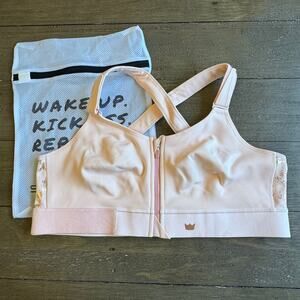 SHEFIT Flex Sports Bra Size 5Luxe Blush Walking Tennis Cycle Weights Compression